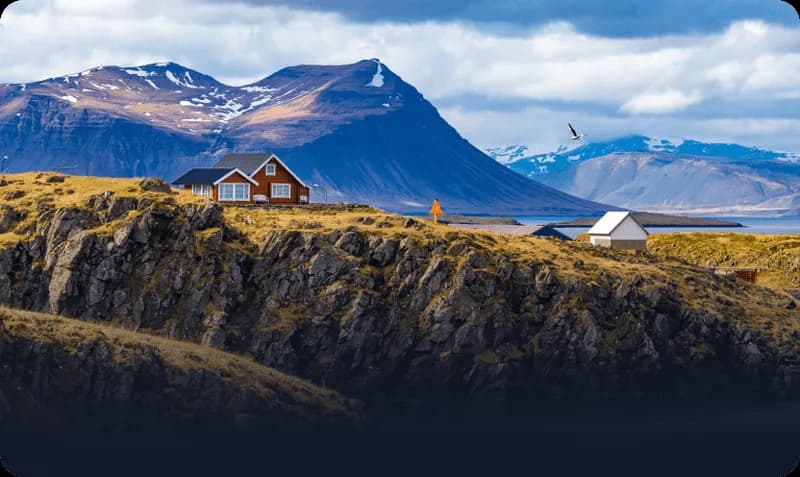 West Iceland landscape