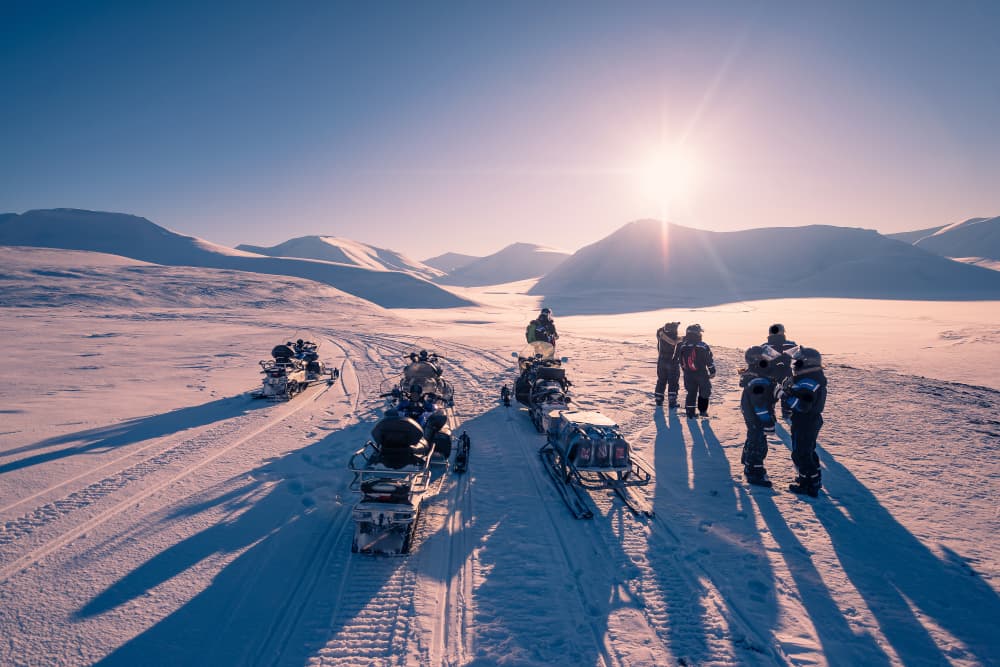 Private South Coast & Snowmobiling on Eyjafjallajökull