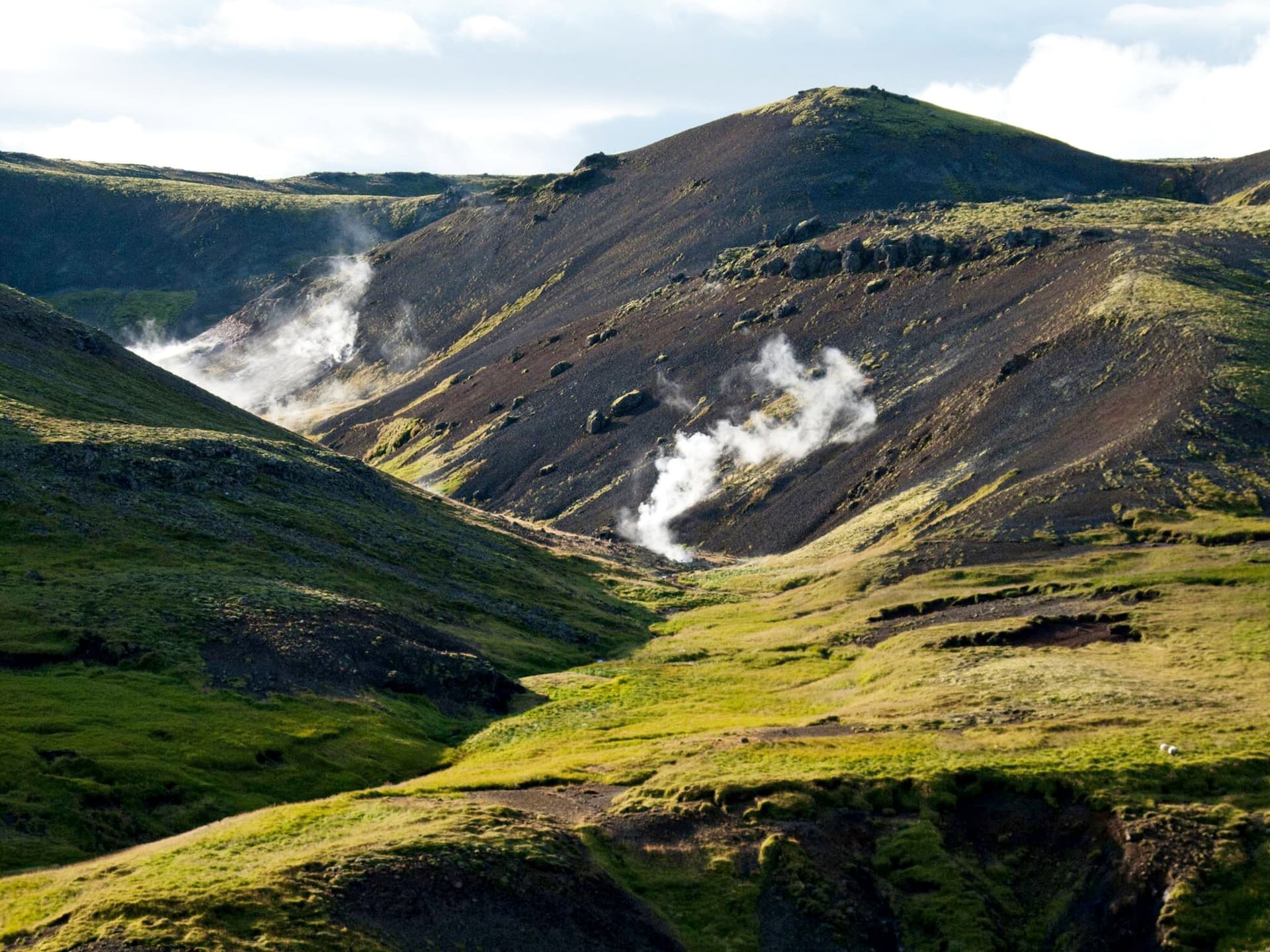 Private Reykjadalur Hike & Hot River Geothermal Tour – tour photo