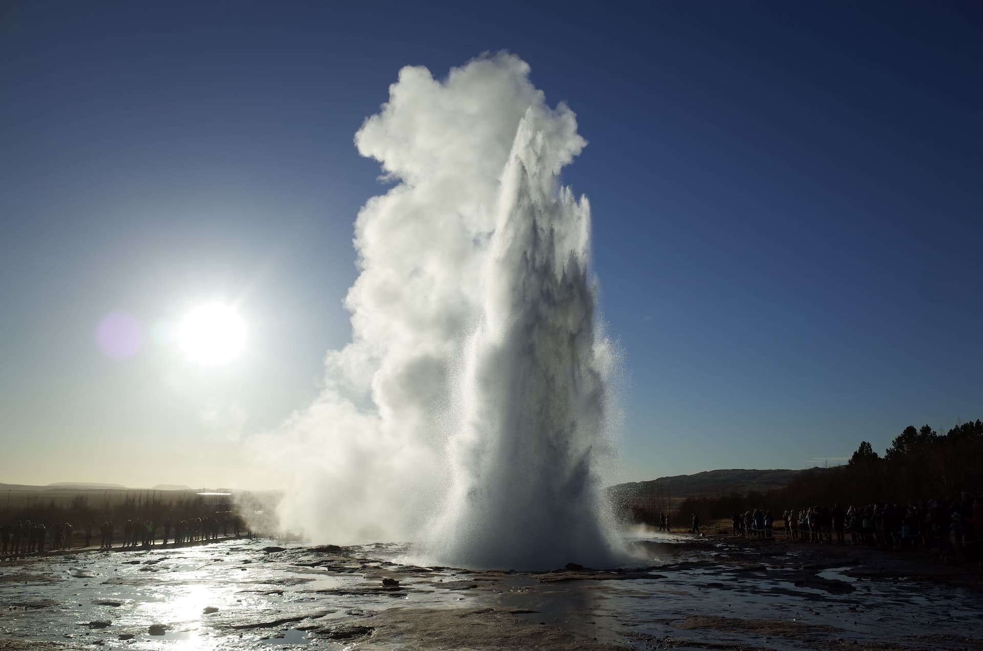 Geyser or Geysir in Iceland