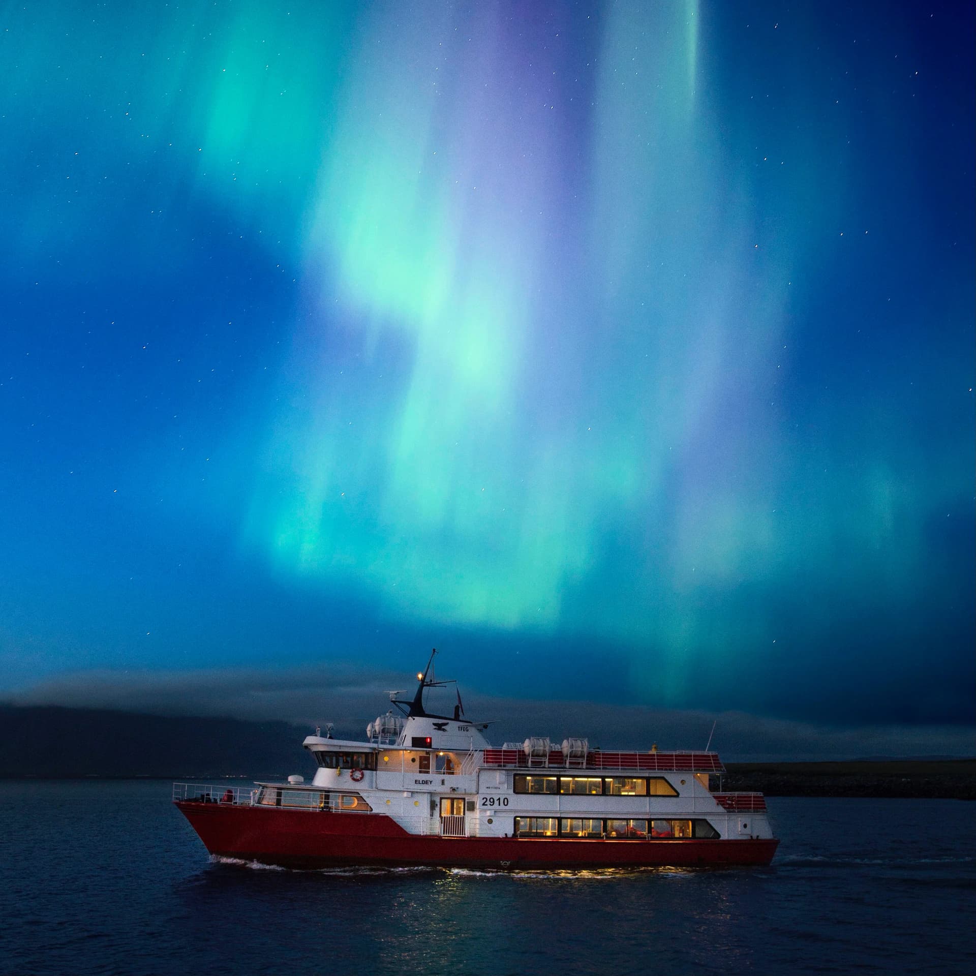 Views from the Northern Lights Cruise & FlyOver Iceland tour